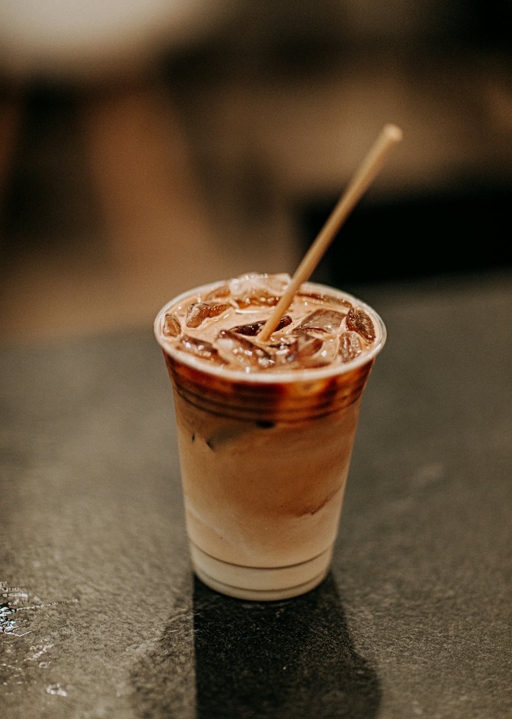 Stock photo of a Vietnamese iced coffee